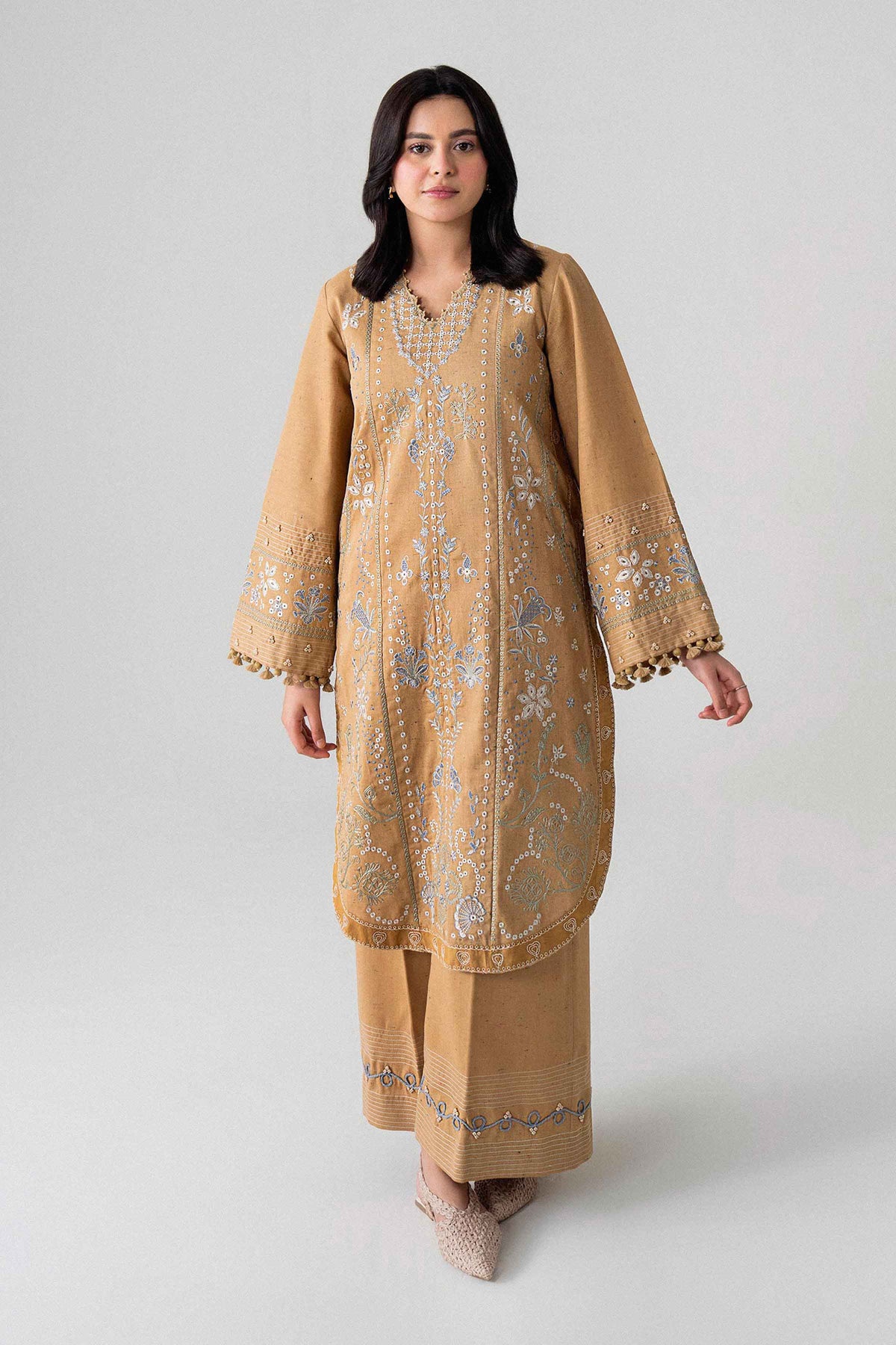2 Piece - Embroidered Suit - U3P-NISHA26WV1-108