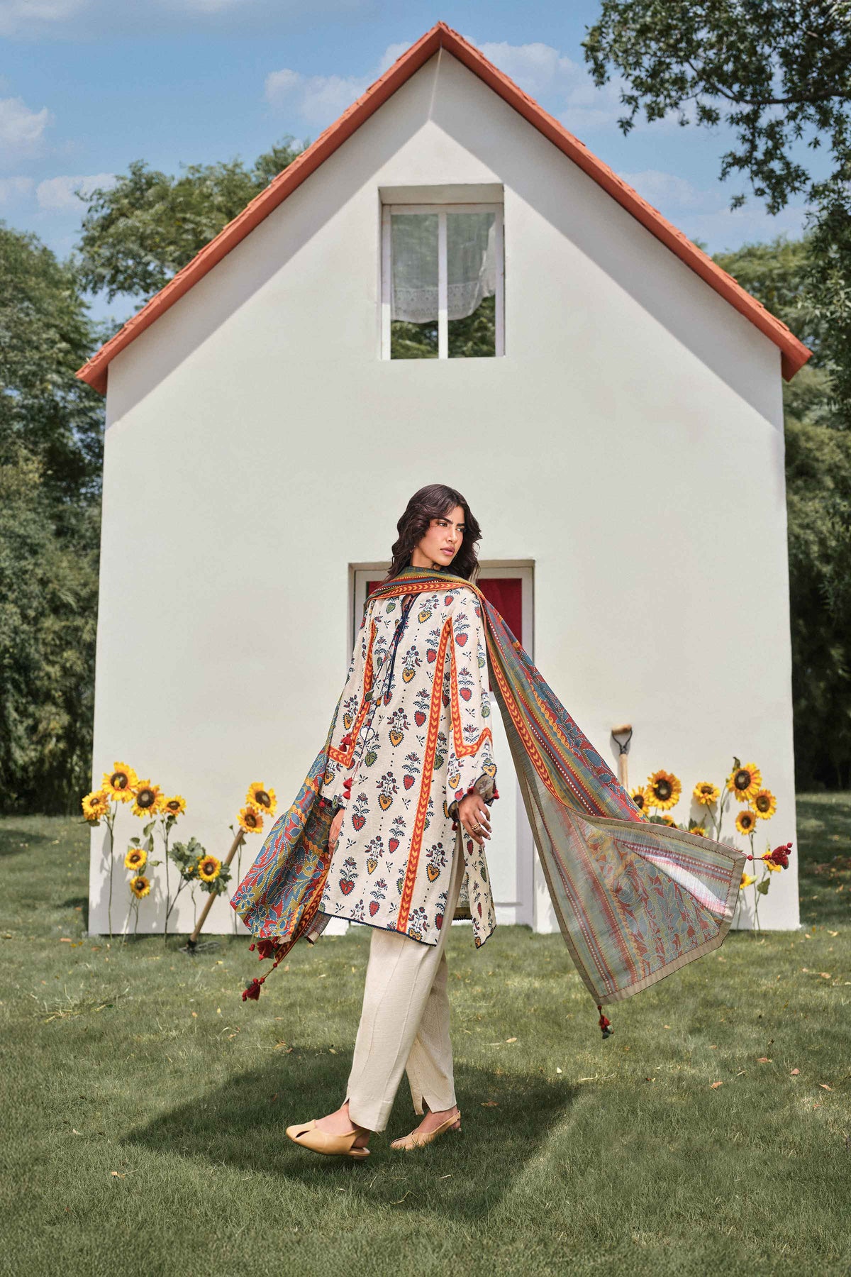 3 Piece - Printed Suit - U3P-NISHA26WV1-17