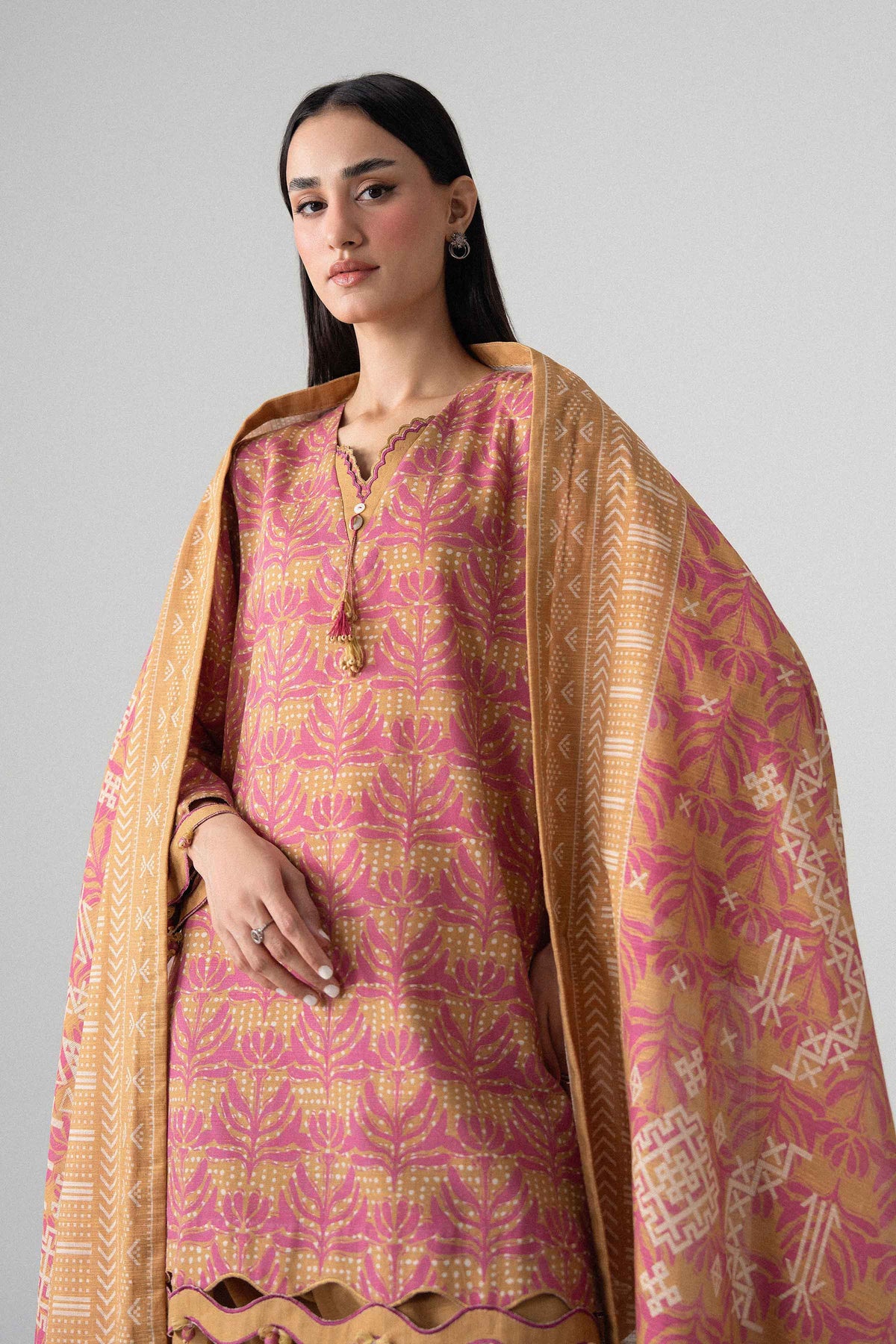 3 Piece - Printed Suit - U3P-NISHA26WV1-18