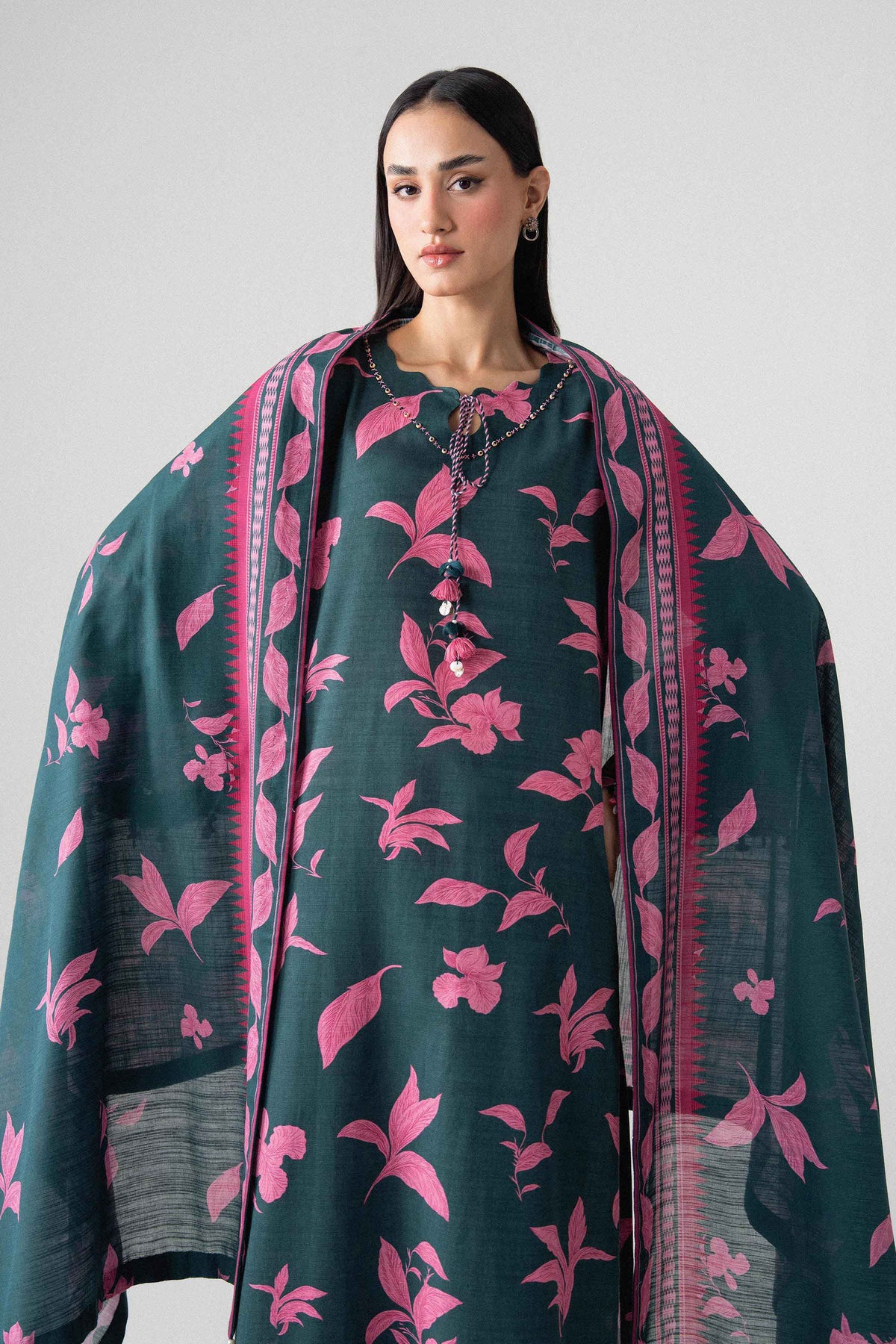 3 Piece - Printed Suit - U3P-NISHA26WV1-22