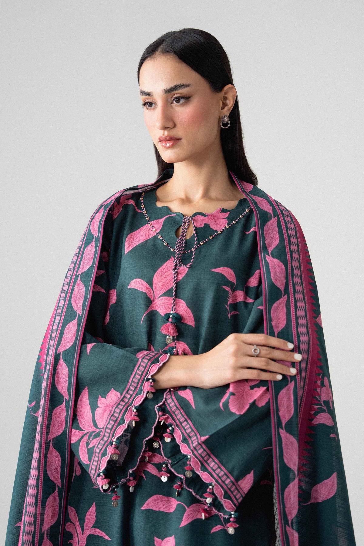 3 Piece - Printed Suit - U3P-NISHA26WV1-22