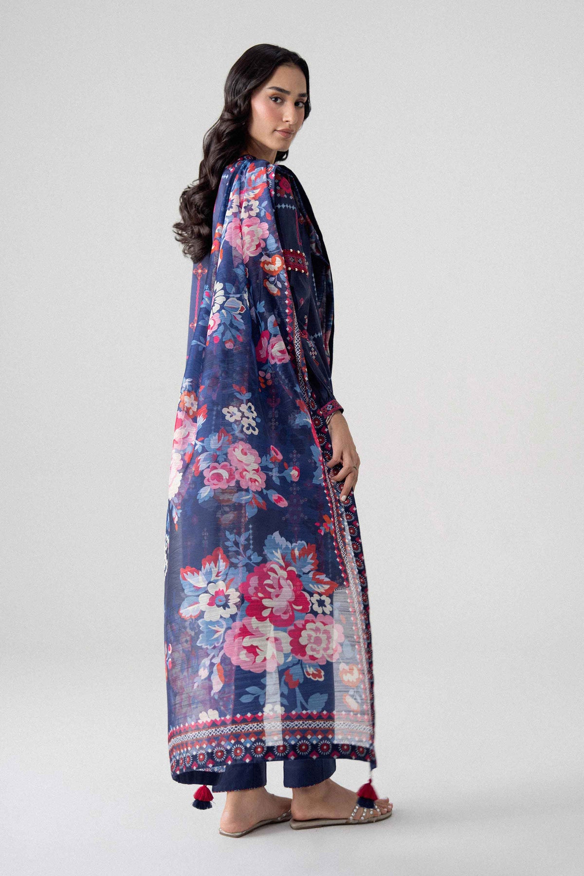 3 Piece - Digital Printed Suit - U3P-NISHA26WV1-44
