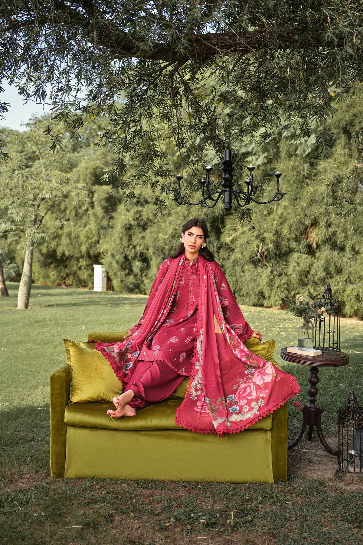3 Piece - Digital Printed Suit - U3P-NISHA26WV1-5
