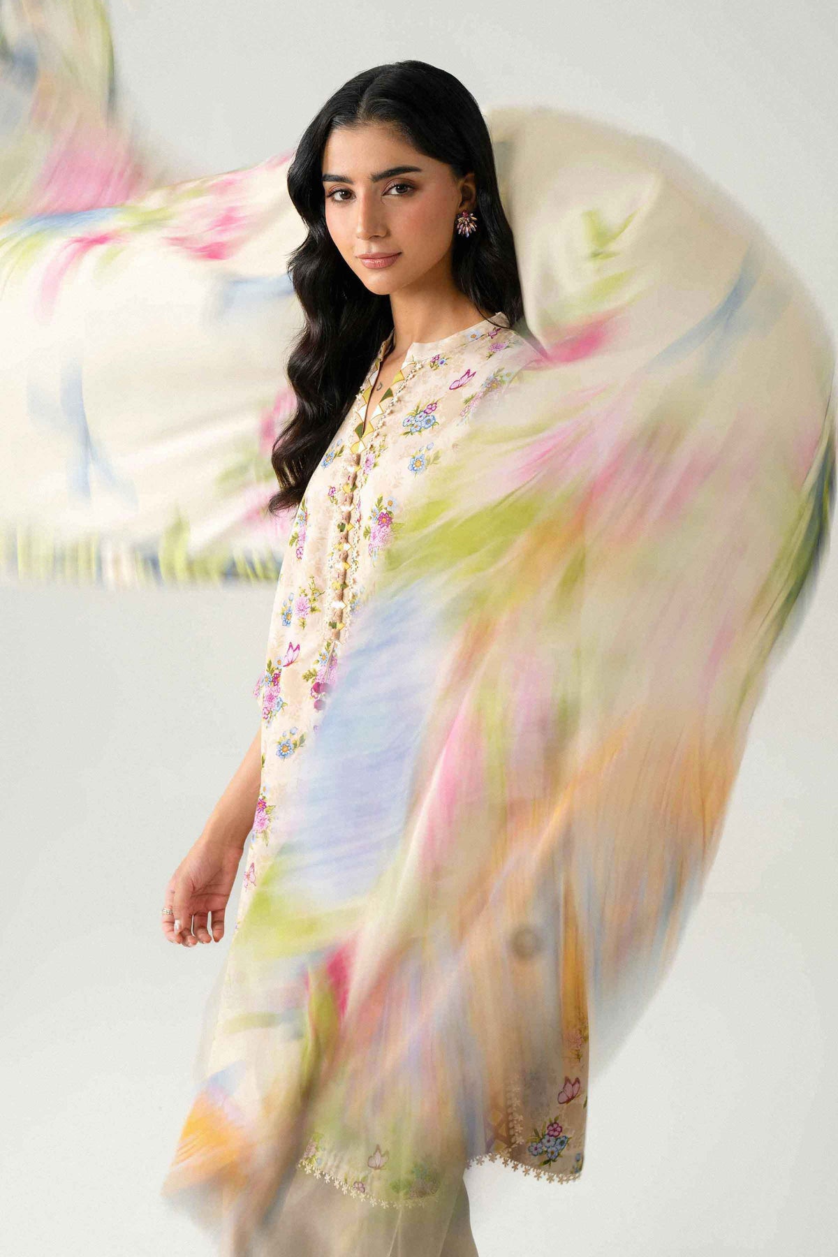 3 Piece - Digital Printed Suit - U3P-NISHA26WV1-6