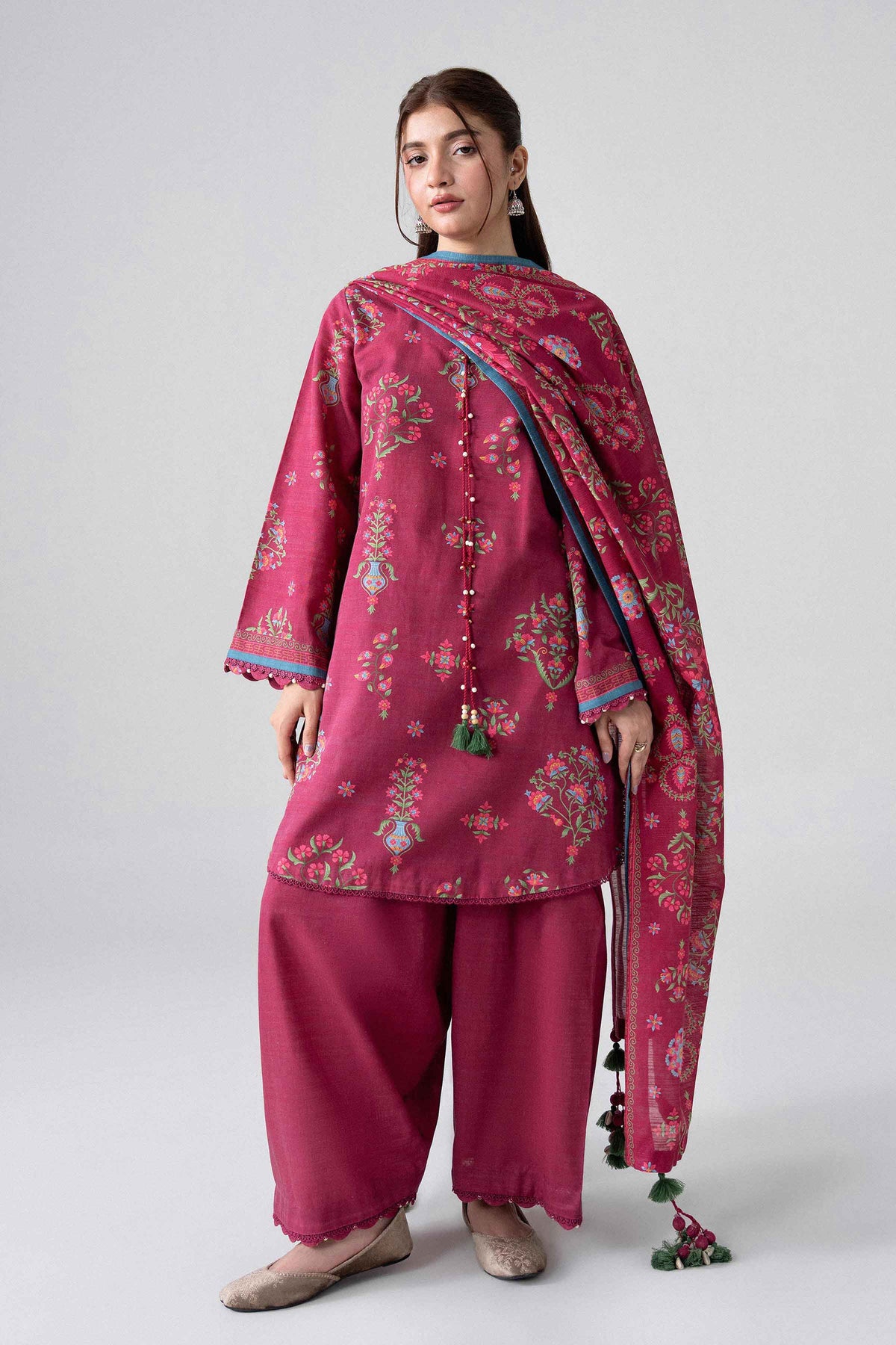 3 Piece - Printed Suit - U3P-NISHA26WV1-62