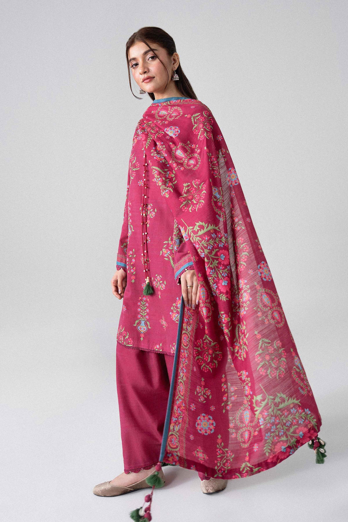 3 Piece - Printed Suit - U3P-NISHA26WV1-62