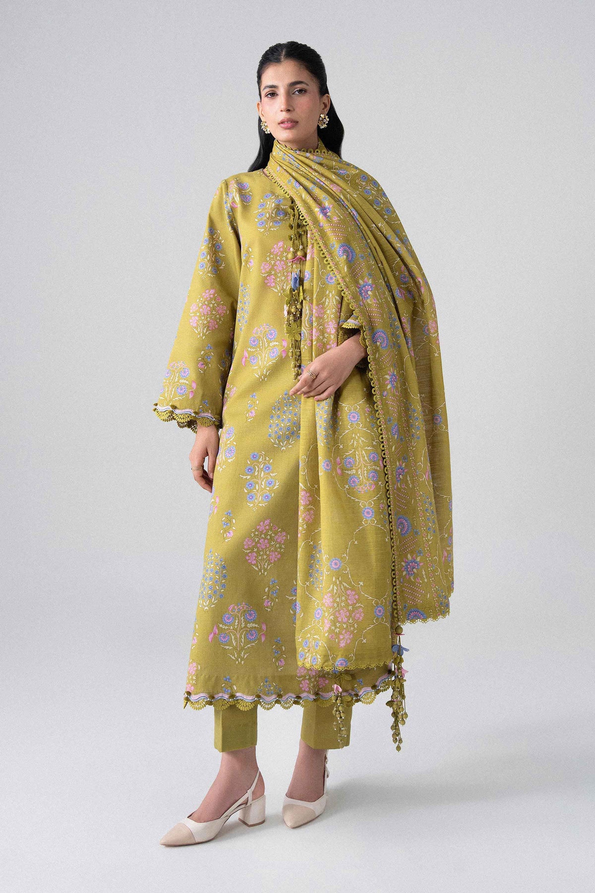 3 Piece - Printed Suit - U3P-NISHA26WV1-63