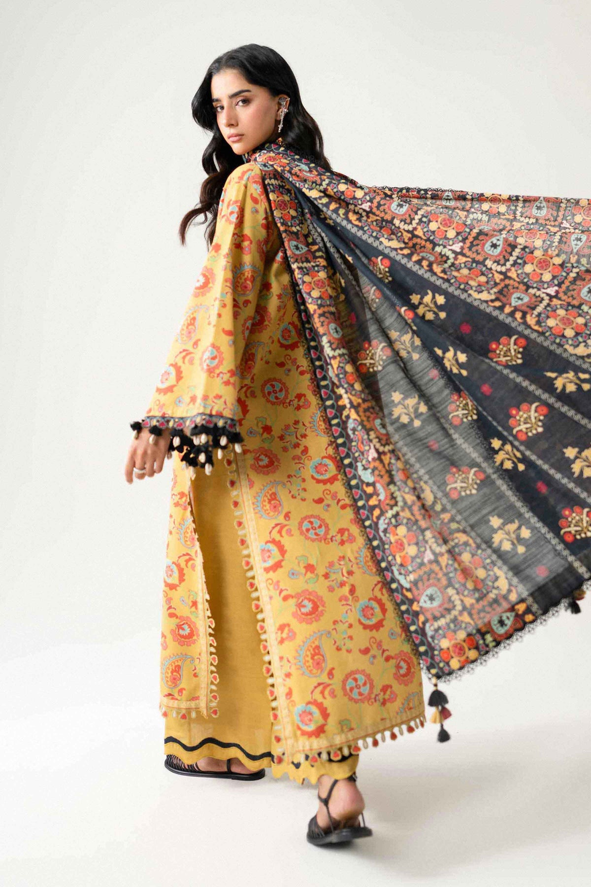 3 Piece - Printed Suit - U3P-NISHA26WV1-64