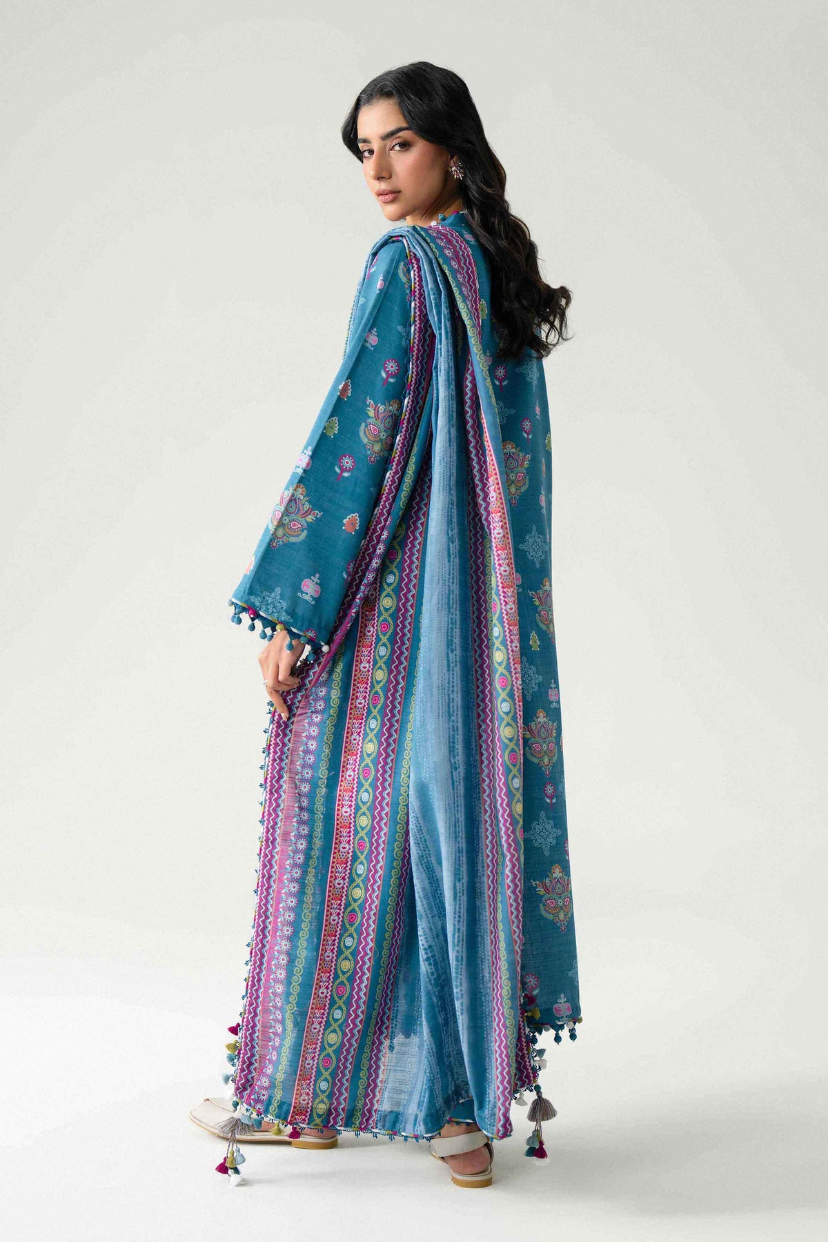 3 Piece - Printed Suit - U3P-NISHA26WV1-66
