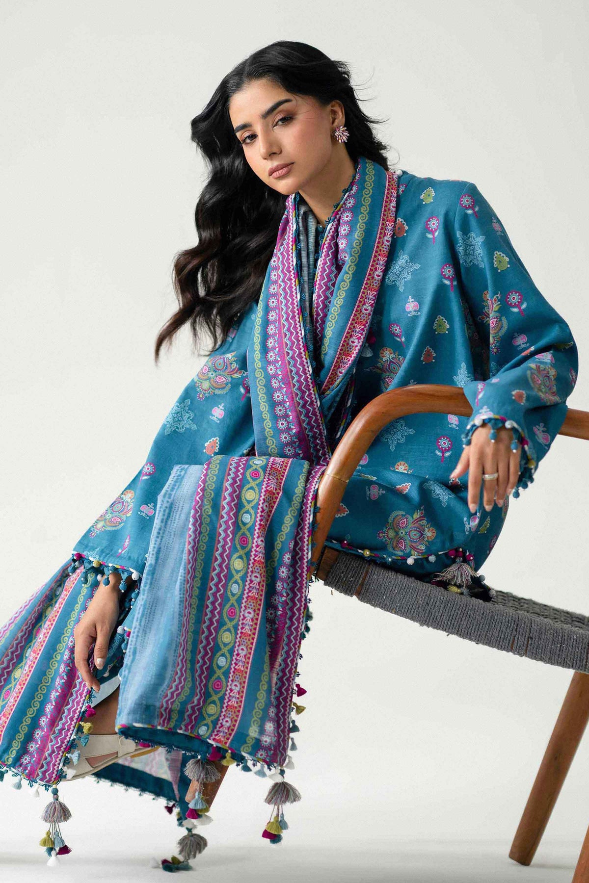 3 Piece - Printed Suit - U3P-NISHA26WV1-66