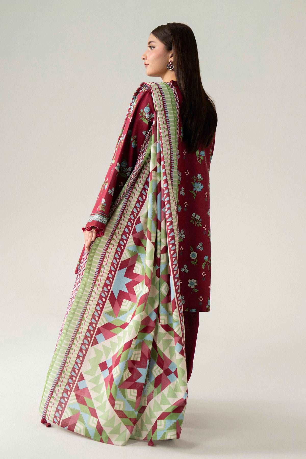 3 Piece - Printed Suit - U3P-NISHA26WV1-68