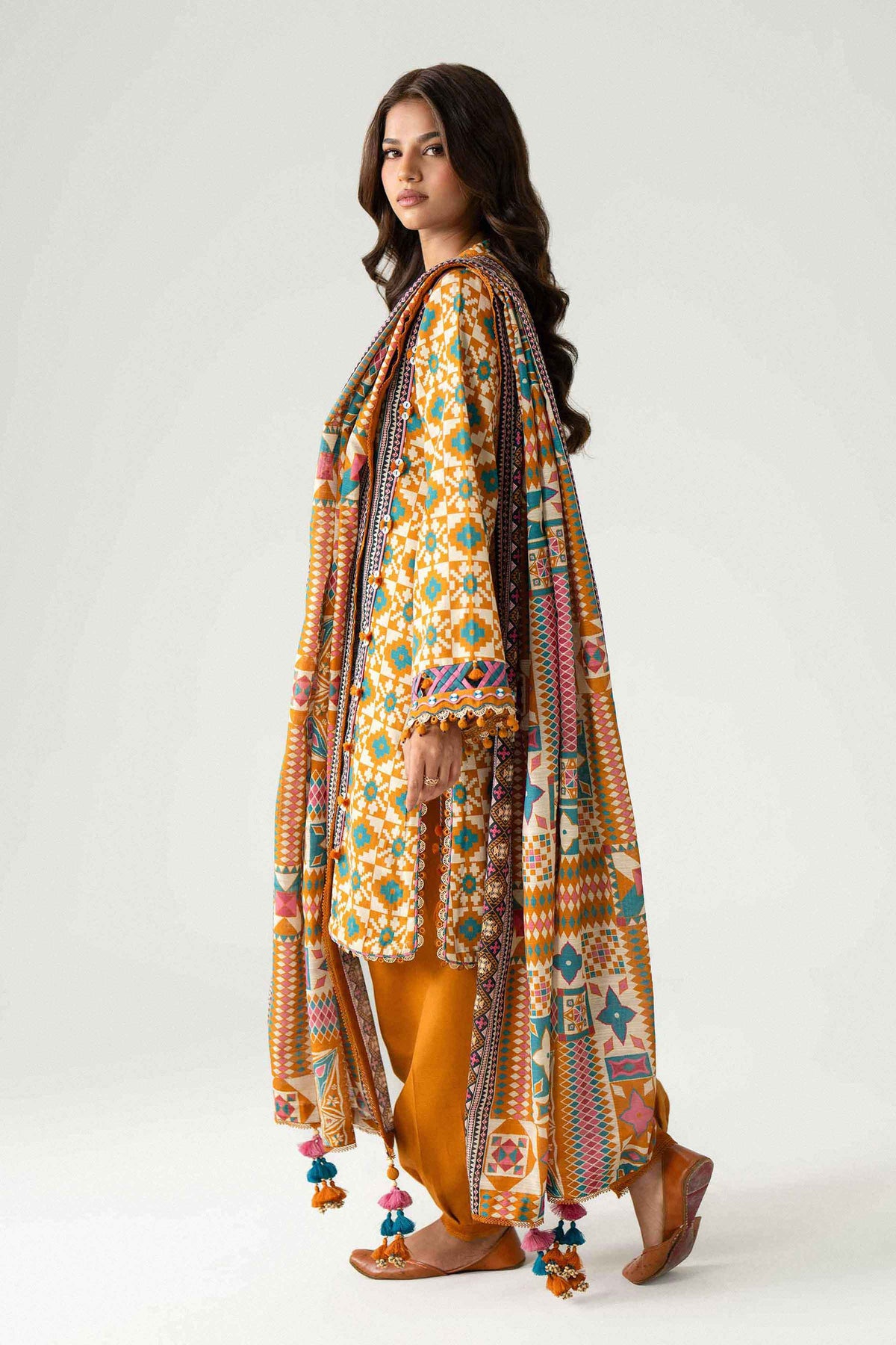 3 Piece - Printed Suit - U3P-NISHA26WV1-69