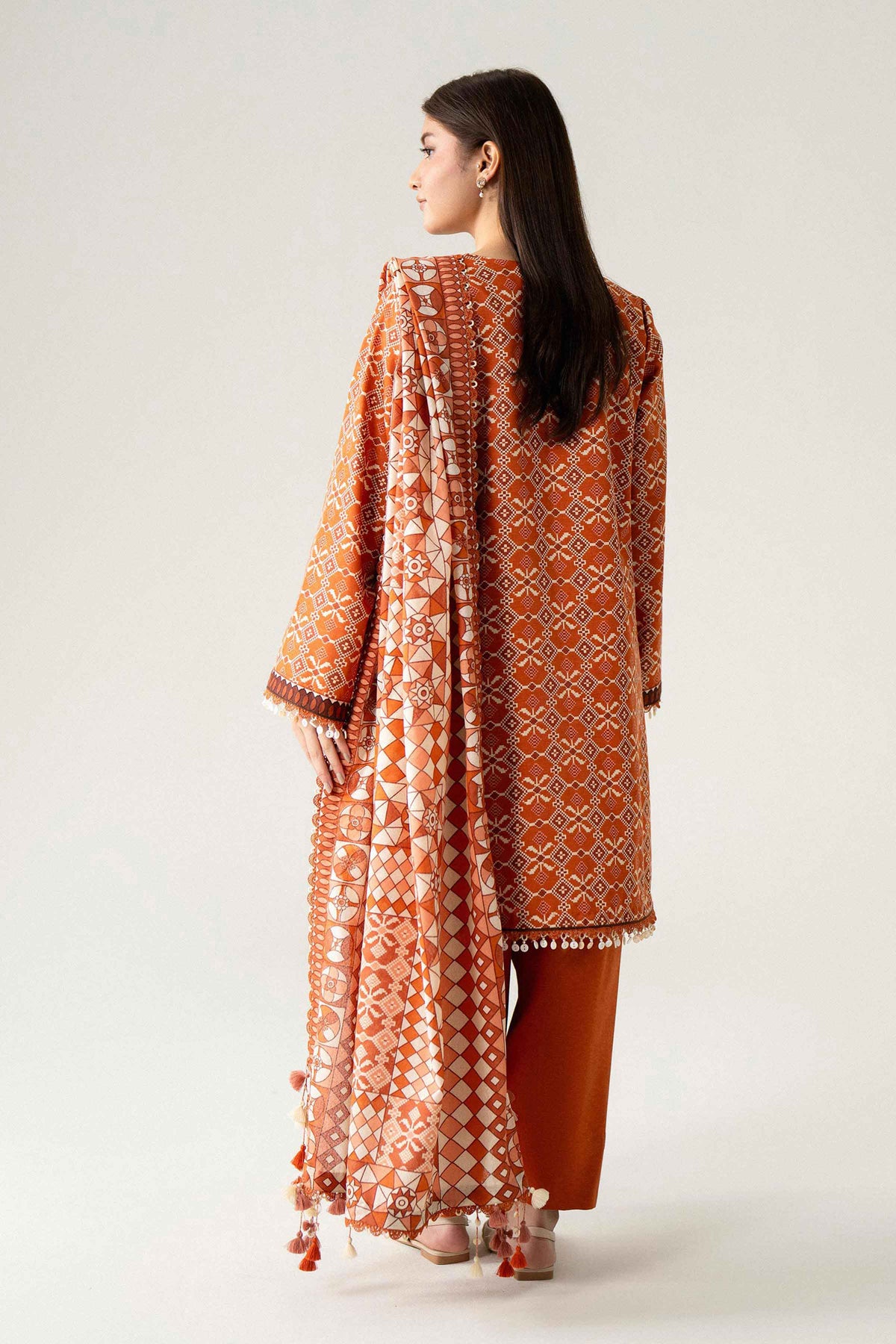 3 Piece - Printed Suit - U3P-NISHA26WV1-70