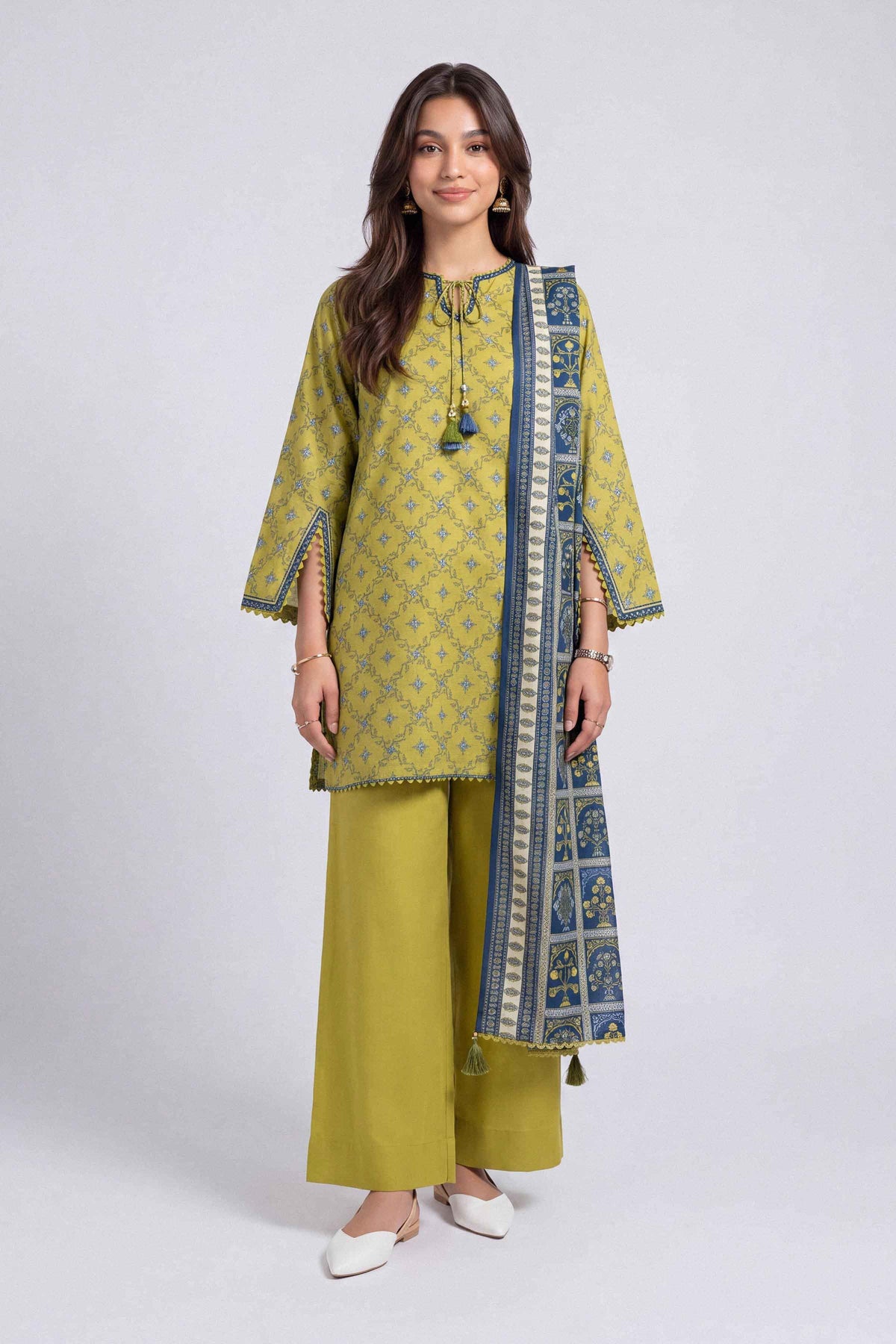 3 Piece - Printed Suit - U3P-NISHA26WV1-72