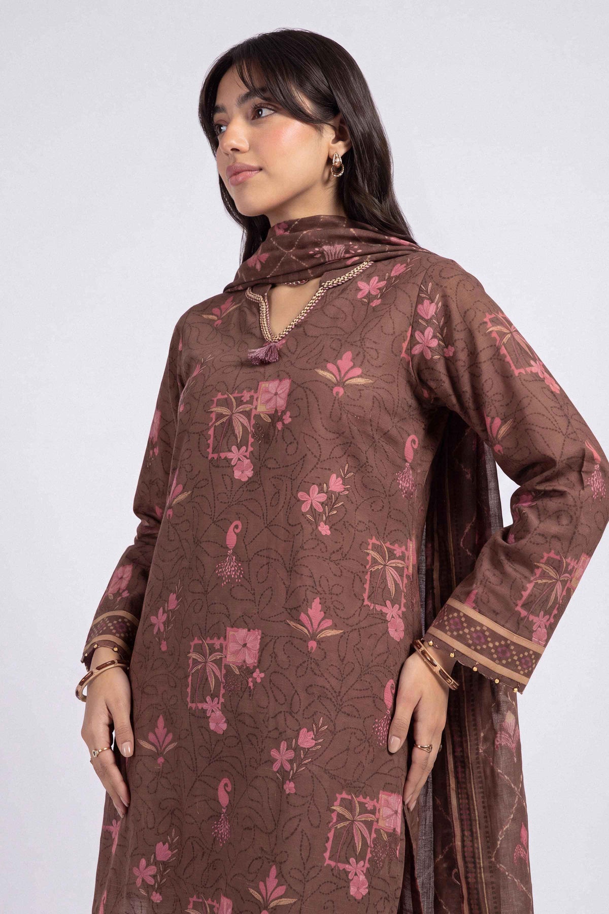 3 Piece - Printed Suit - U3P-NISHA26WV1-85