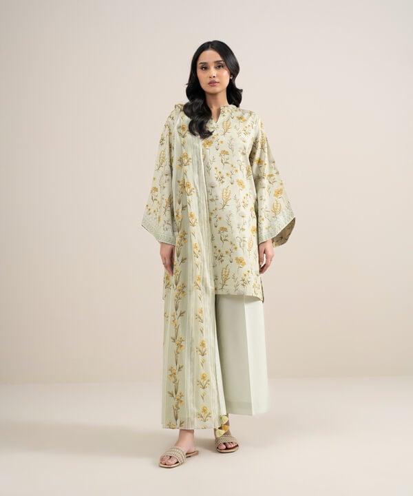 3 Piece - Printed Lawn Suit