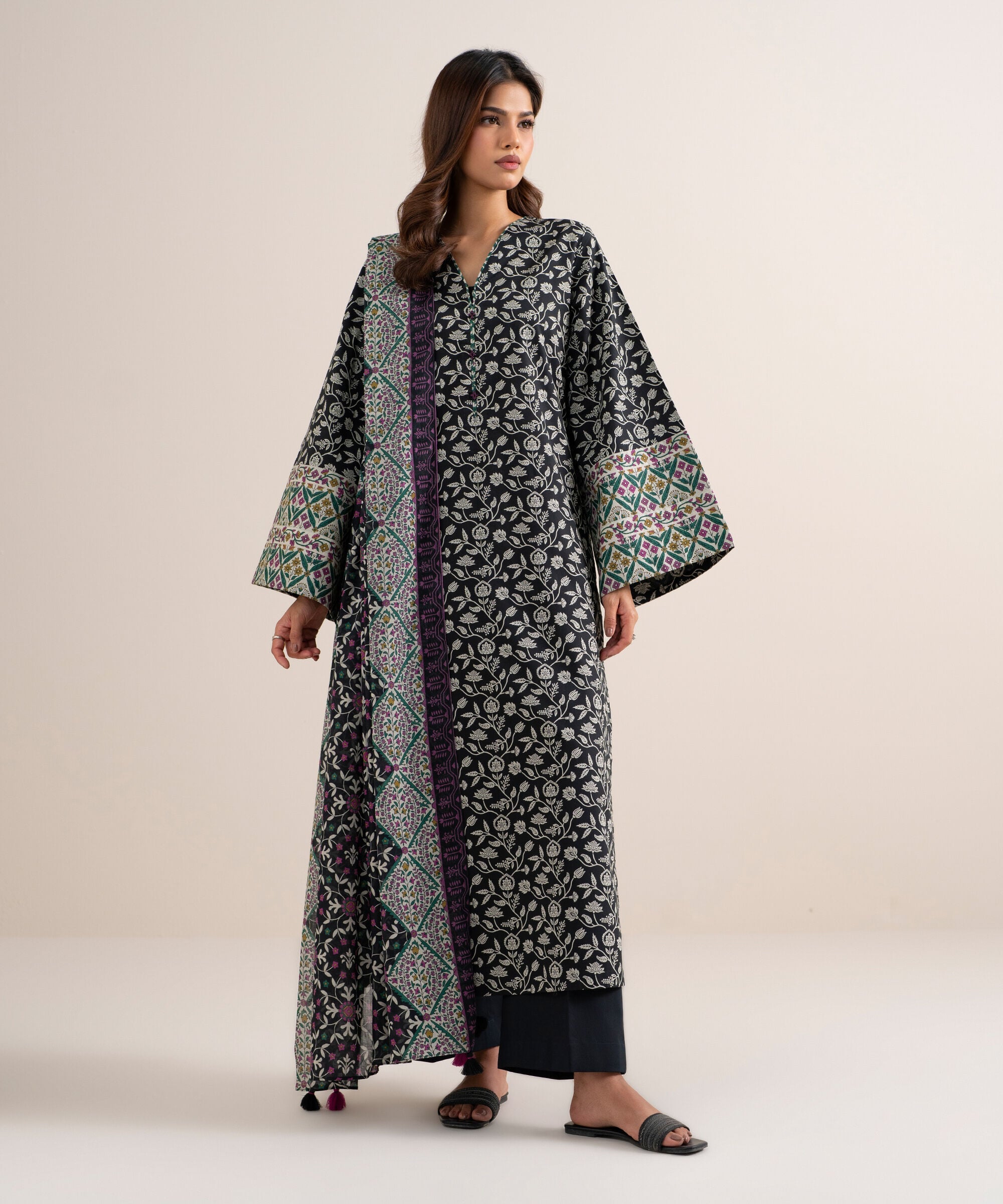 Unstitched 3 PC U3PDDS26V621