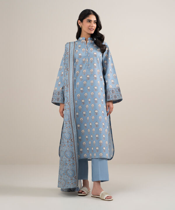3 Piece - Printed Lawn Suit