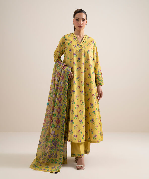 3 Piece - Printed Lawn Suit