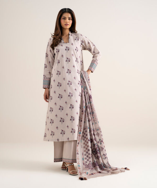 3 Piece - Printed Lawn Suit
