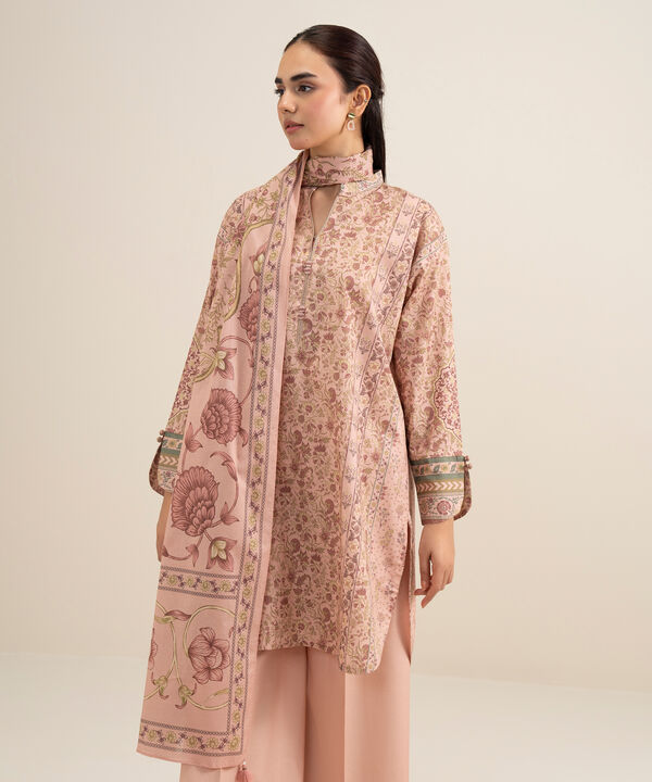 3 Piece - Printed Lawn Suit