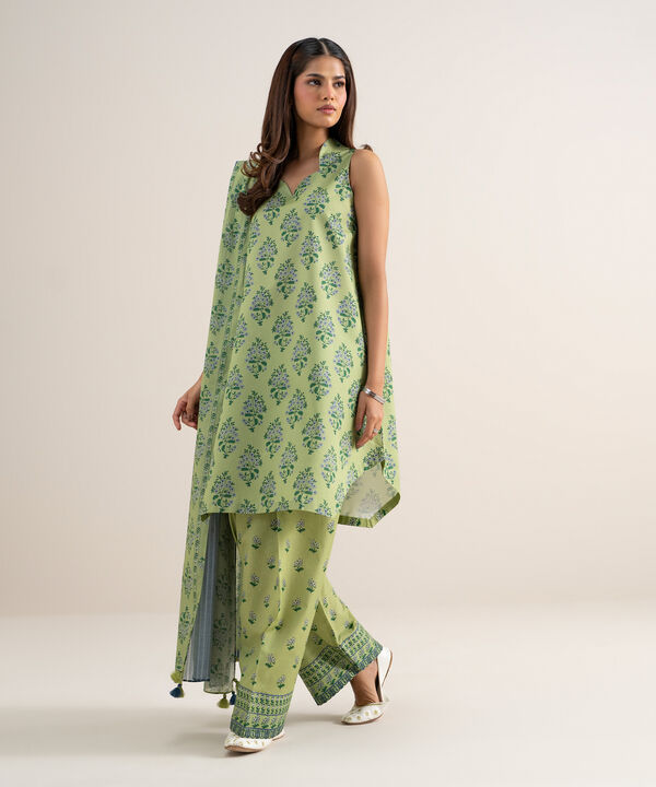 3 Piece - Printed Lawn Suit