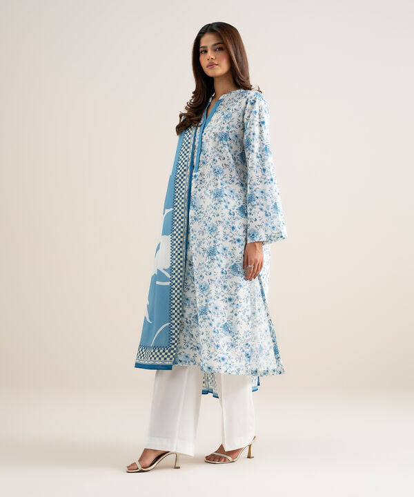 3 Piece - Printed Lawn Suit