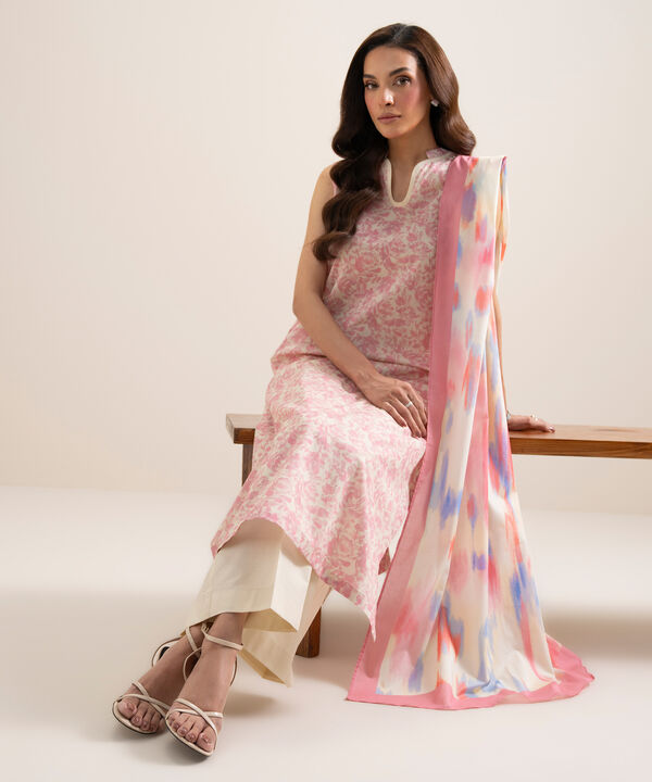 3 Piece - Printed Lawn Suit