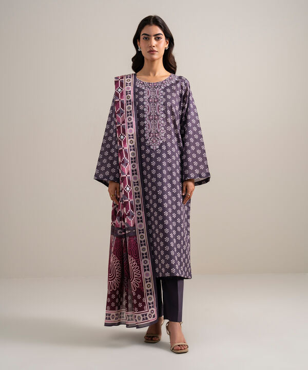 3 Piece - Embroidered Lawn Suit