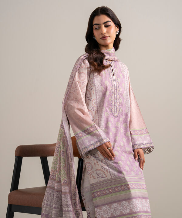 3 Piece - Embroidered Lawn Suit