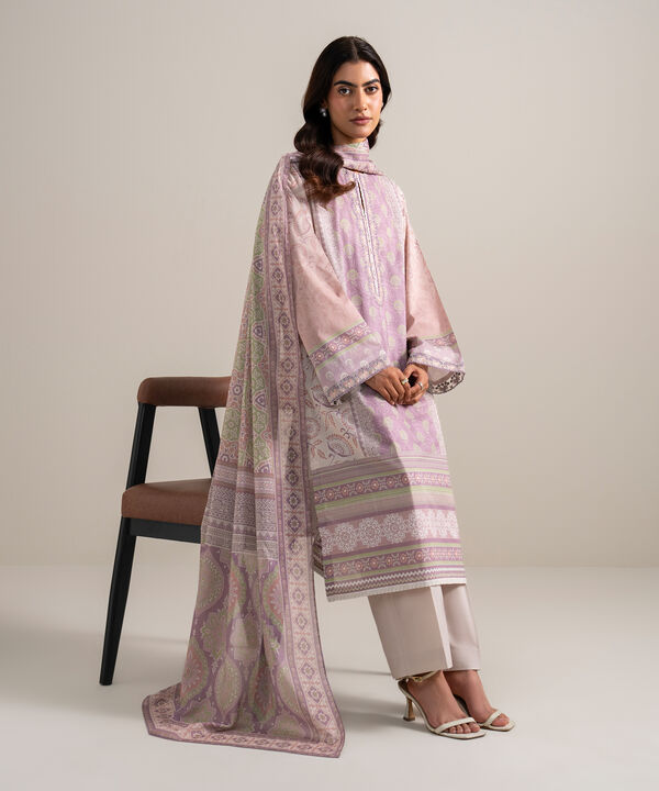 3 Piece - Embroidered Lawn Suit