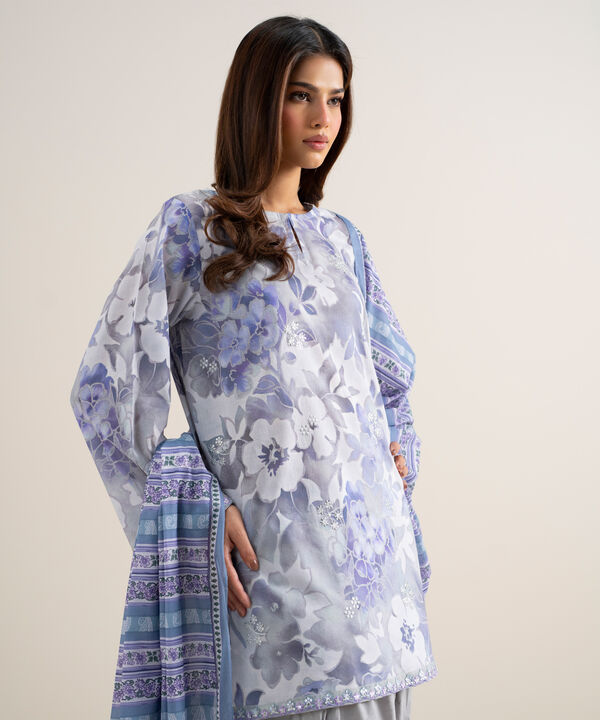 3 Piece - Embroidered Lawn Suit