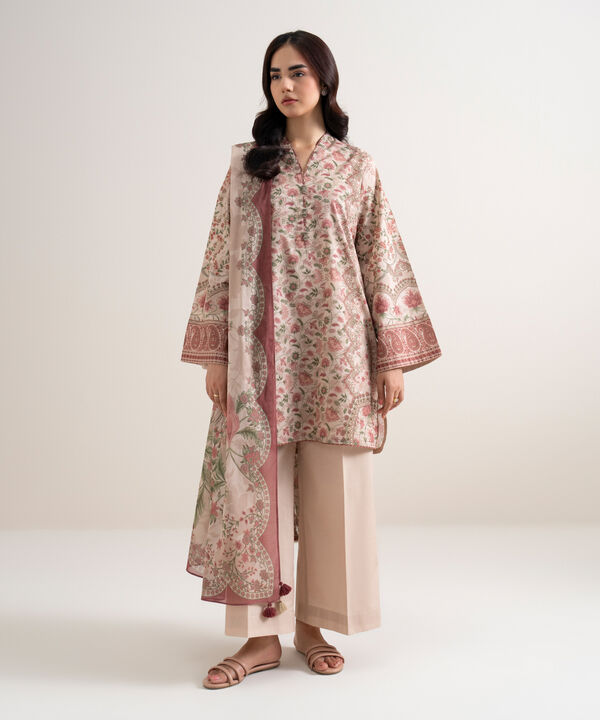 3 Piece - Printed Lawn Suit
