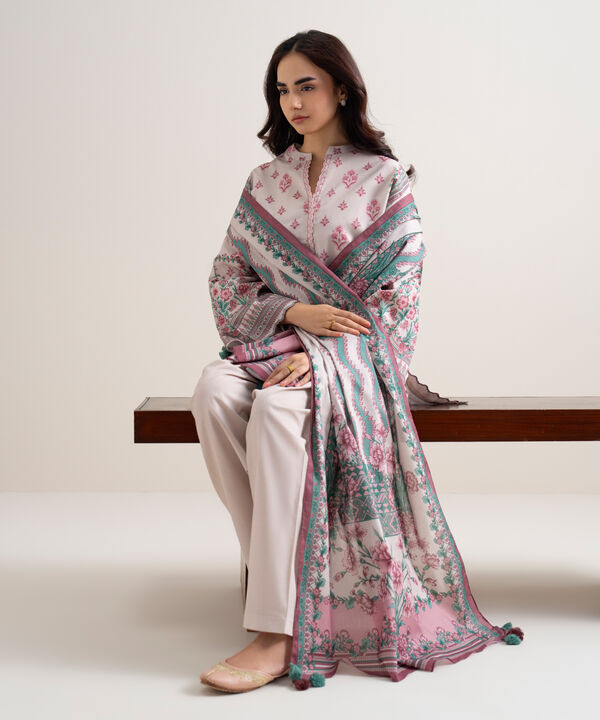 3 Piece - Printed Lawn Suit