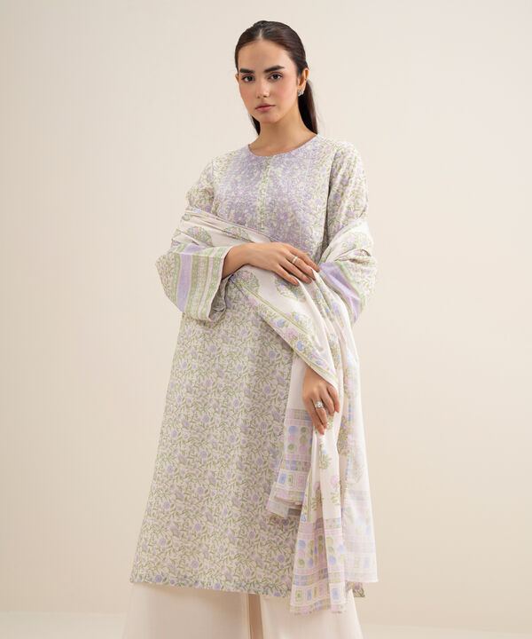 3 Piece - Embroidered Lawn Suit