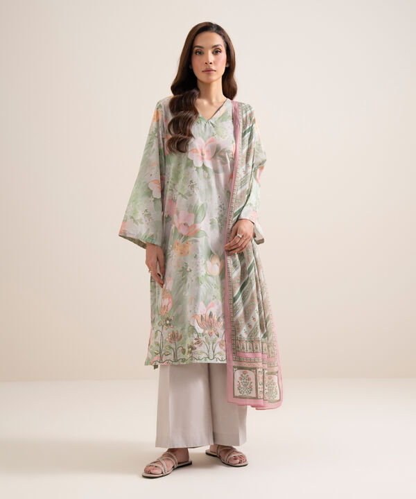3 Piece - Embroidered Lawn Suit