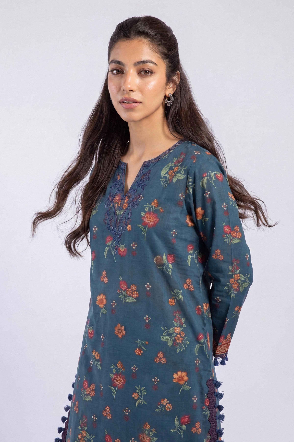 3 Piece - Printed Embroidered Suit - U3PE-NISHA26WV1-105