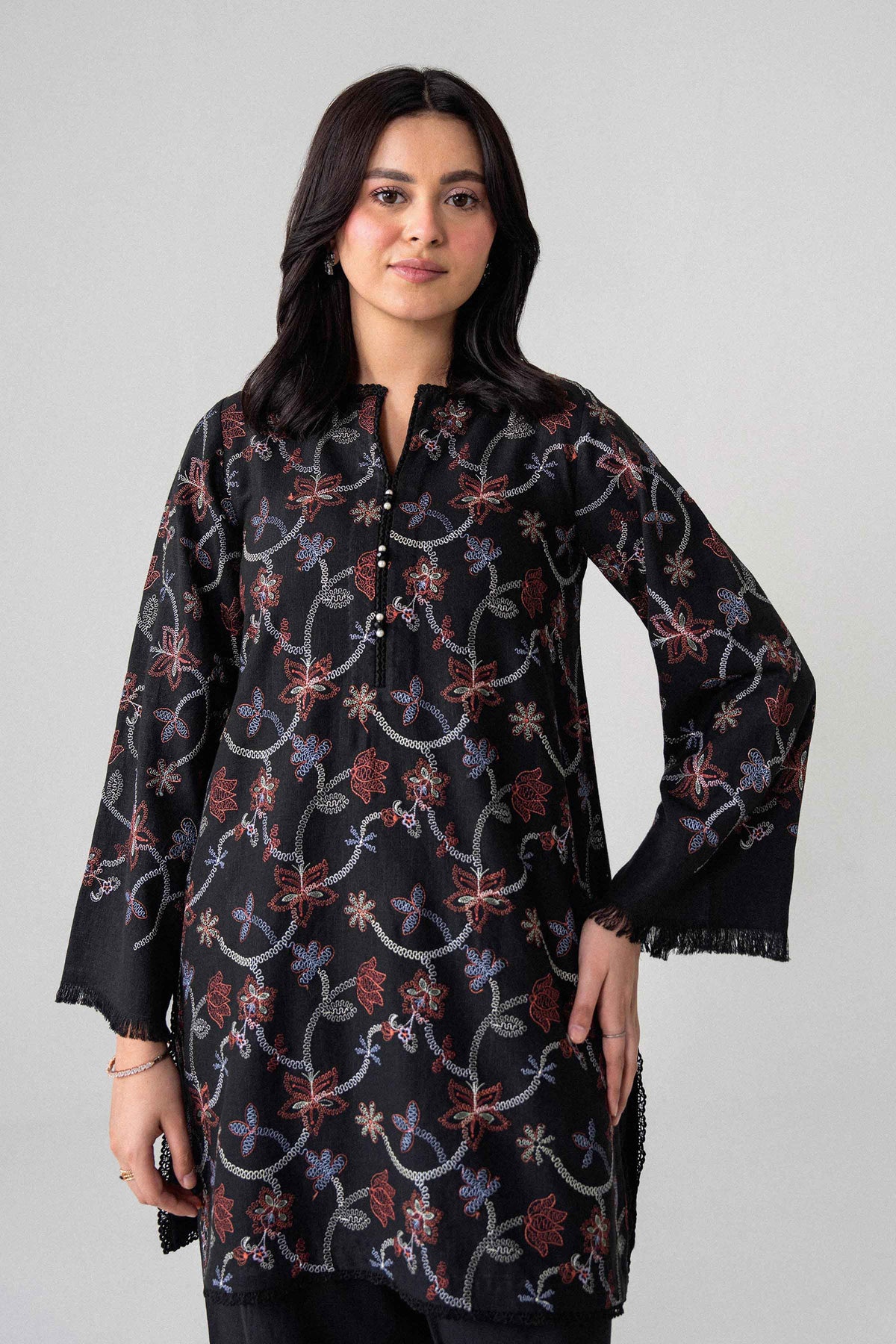 2 Piece - Embroidered Suit - U3PE-NISHA26WV1-147