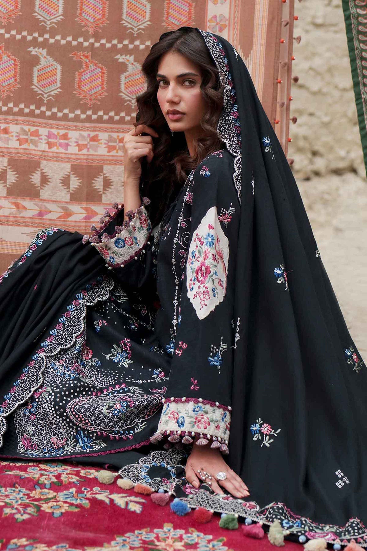 3 Piece - Printed Embroidered Suit - U3PE-NISHA26WV1-177