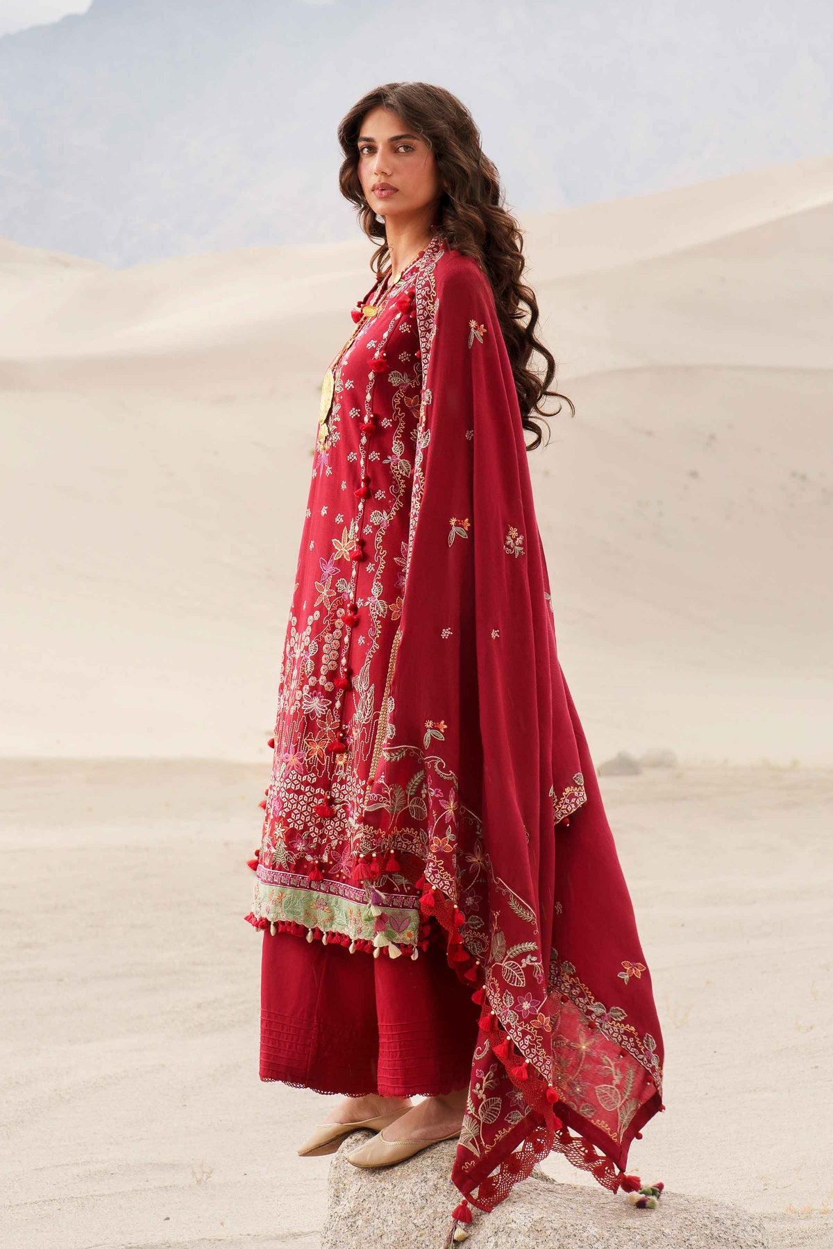 3 Piece - Printed Embroidered Suit - U3PE-NISHA26WV1-178