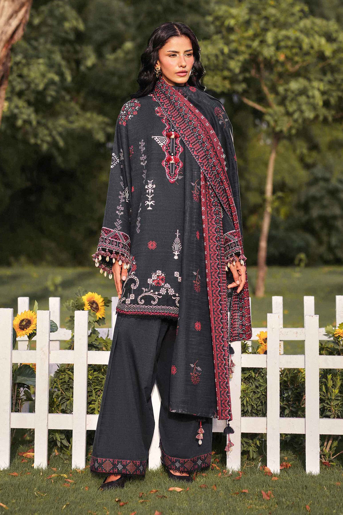 3 Piece - Printed Embroidered Suit - U3PE-NISHA26WV1-20