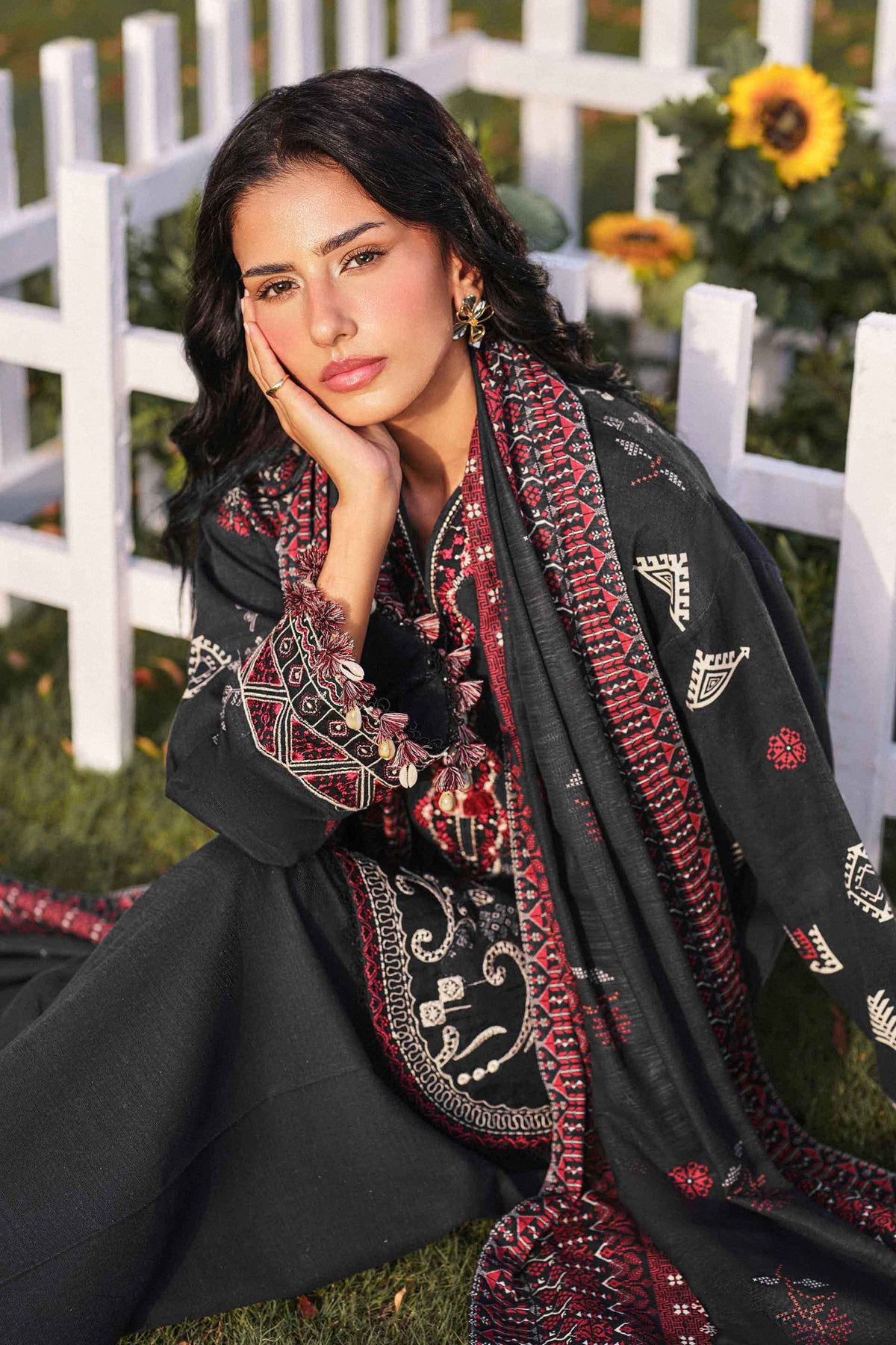3 Piece - Printed Embroidered Suit - U3PE-NISHA26WV1-20