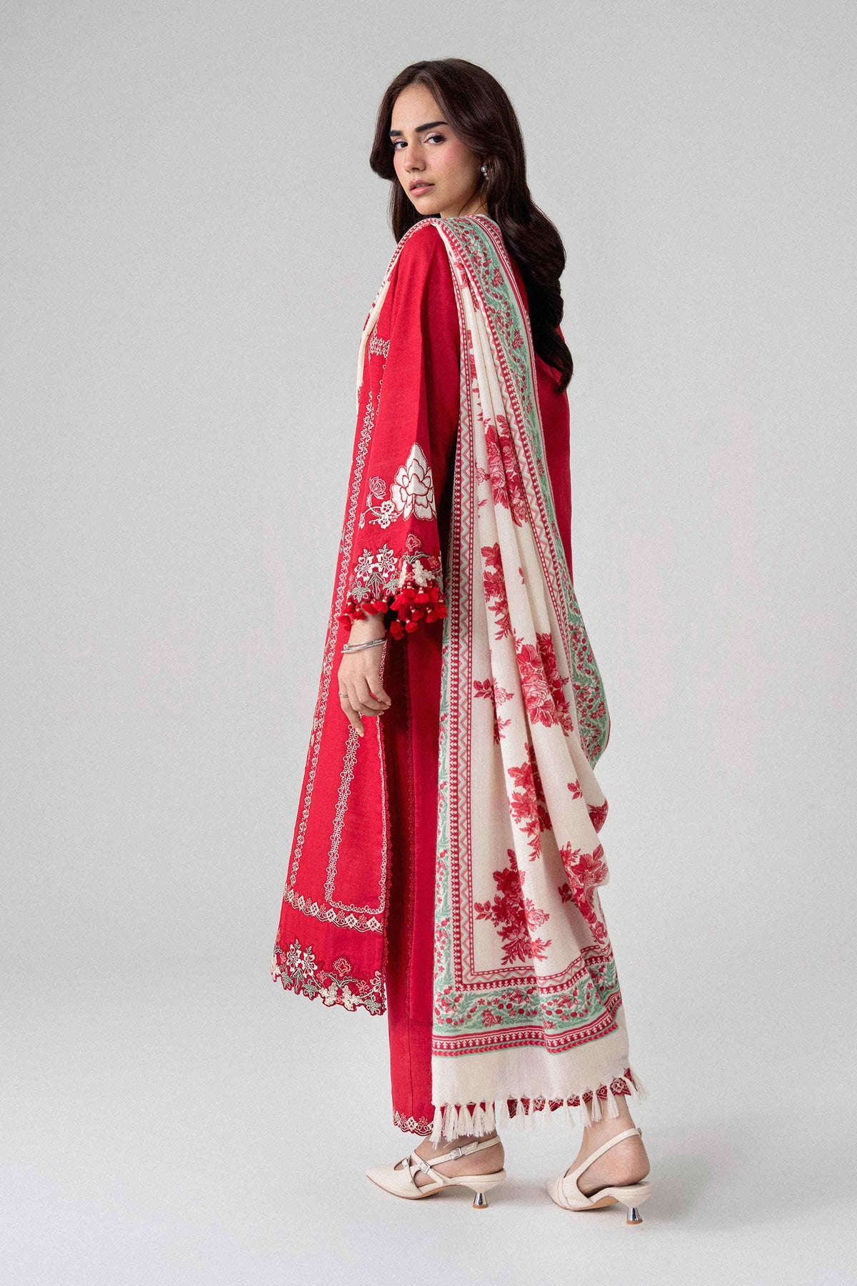 3 Piece - Printed Embroidered Suit - U3PE-NISHA26WV1-208