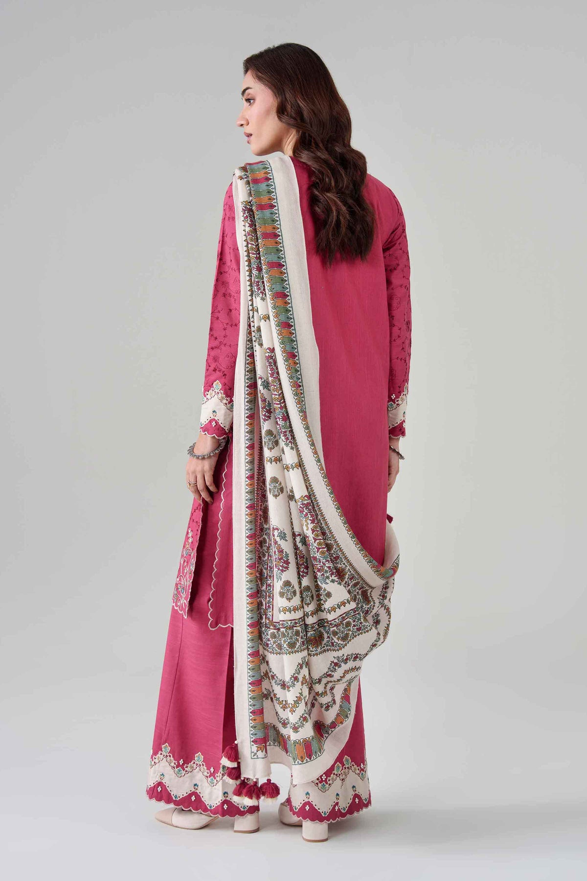 3 Piece - Printed Embroidered Suit - U3PE-NISHA26WV1-215