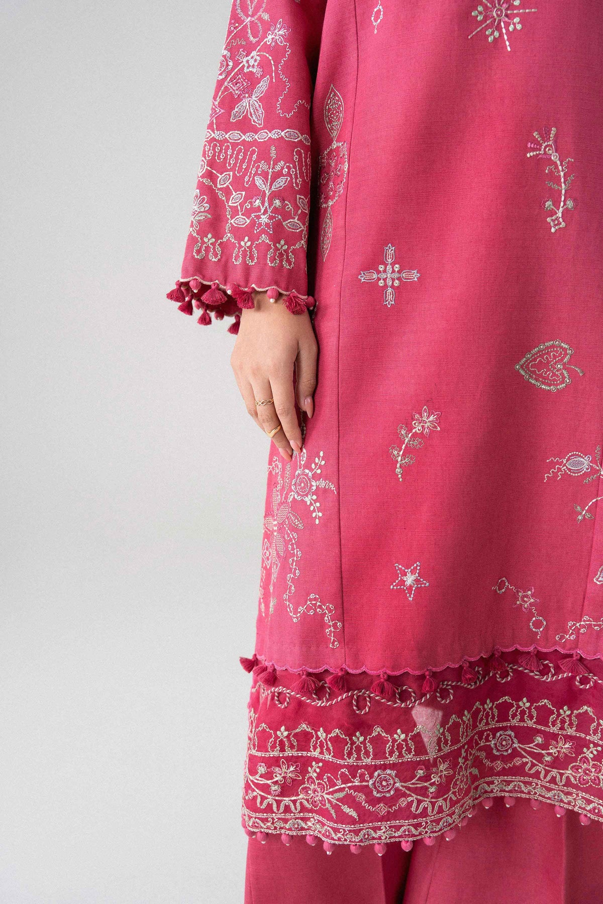 3 Piece - Printed Embroidered Suit - U3PE-NISHA26WV1-216