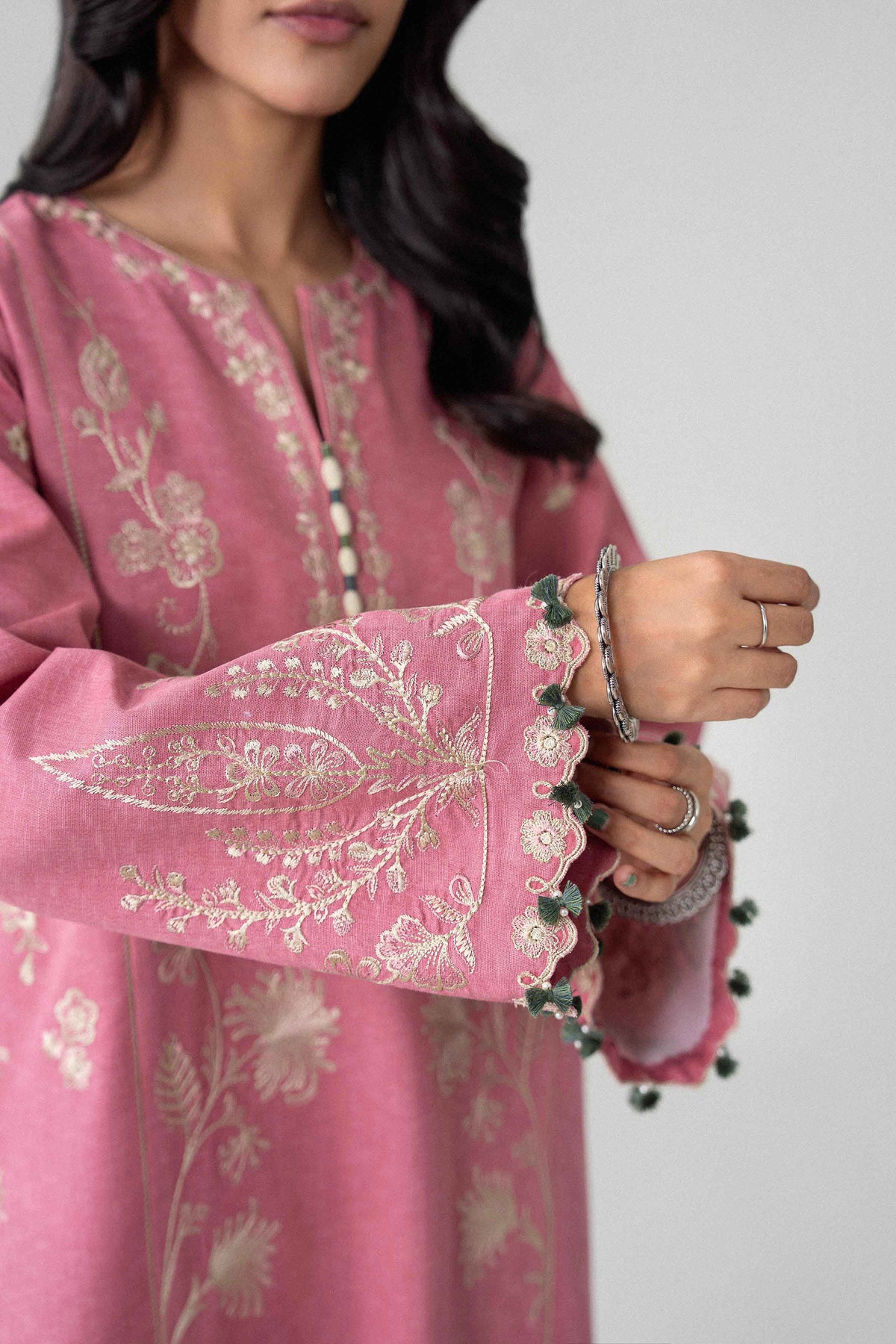 3 Piece - Printed Embroidered Suit - U3PE-NISHA26WV1-219