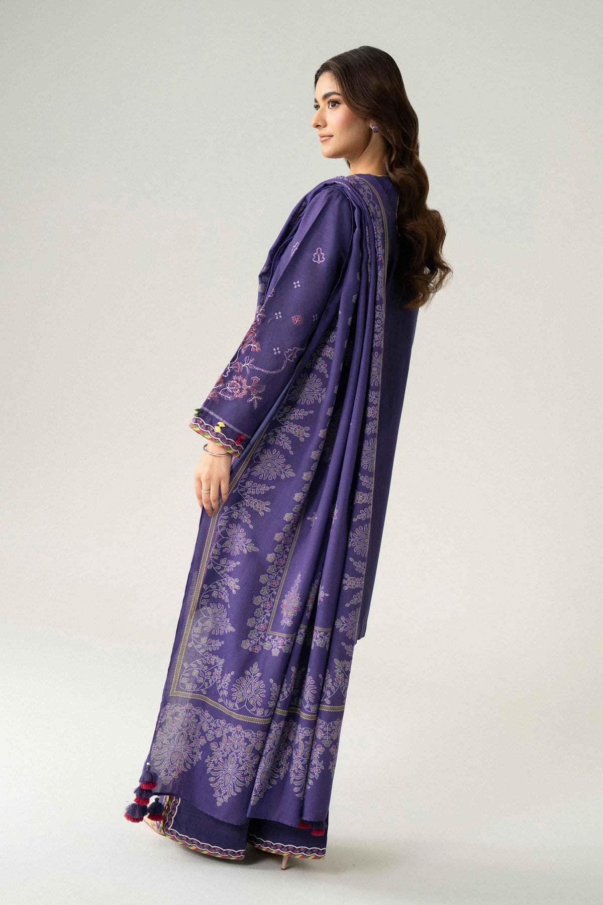 3 Piece - Printed Embroidered Suit - U3PE-NISHA26WV1-230