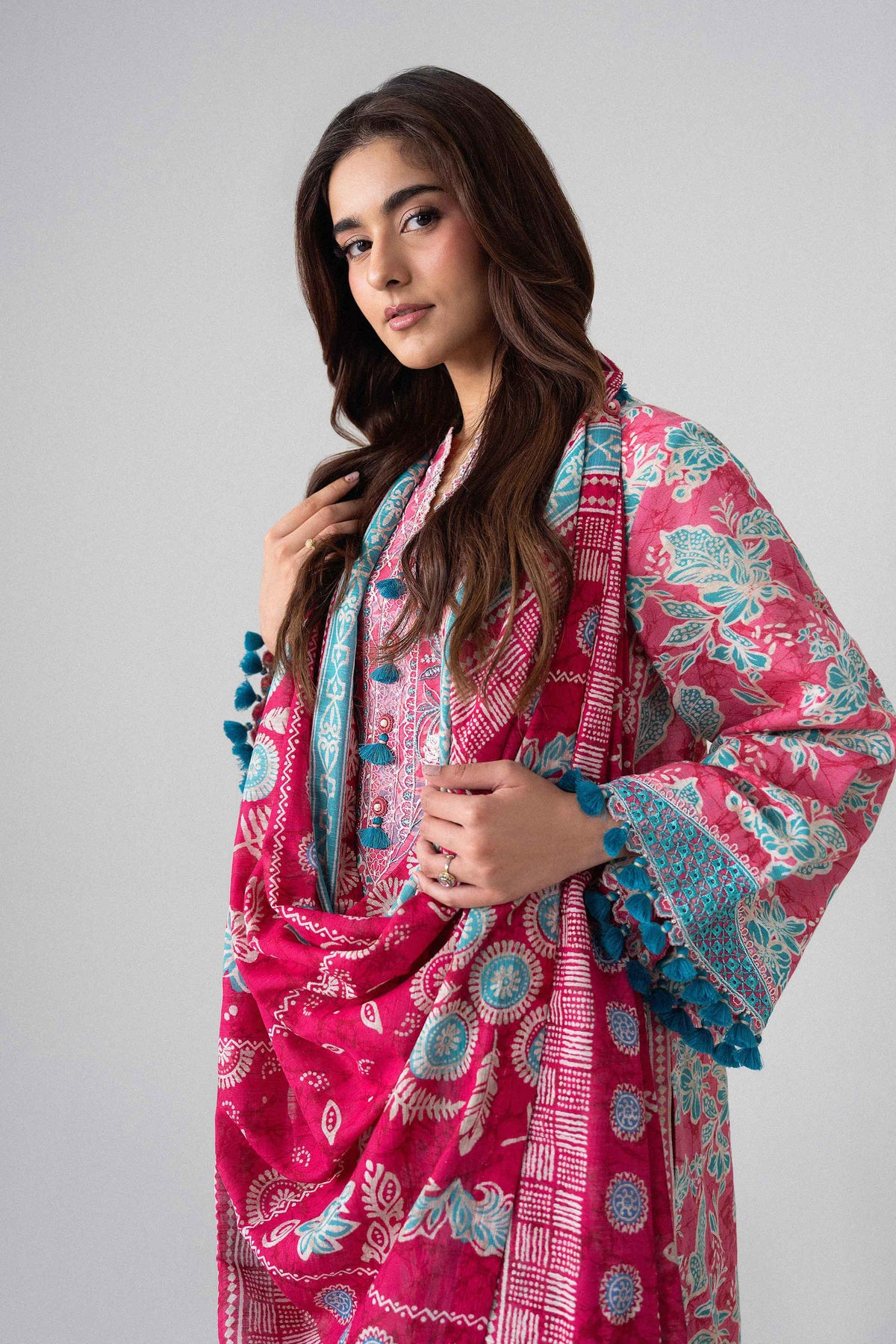 3 Piece - Printed Embroidered Suit - U3PE-NISHA26WV1-24