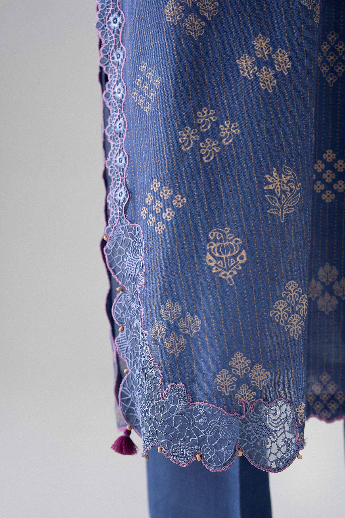 3 Piece - Printed Embroidered Suit - U3PE-NISHA26WV1-27