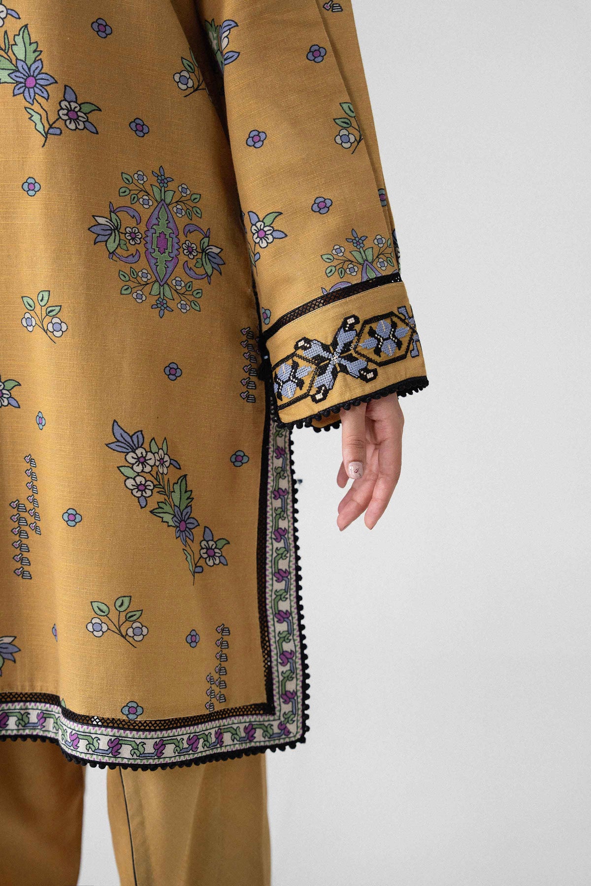 3 Piece - Printed Embroidered Suit - U3PE-NISHA26WV1-35